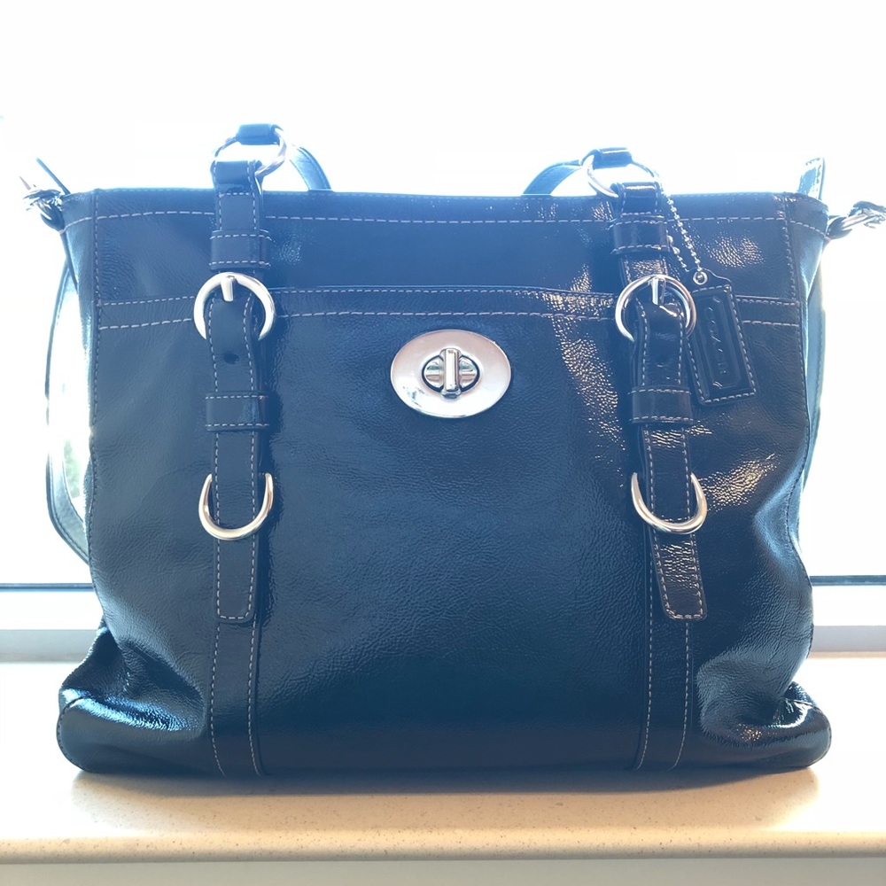 Coach Chelsea Black Patent Leather Purse: SALE!